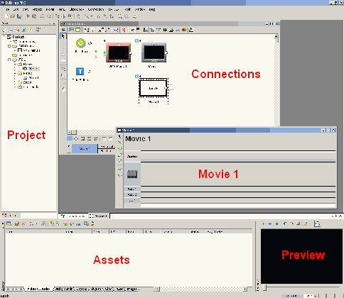 Oberfl&auml;che von DVDLab Pro